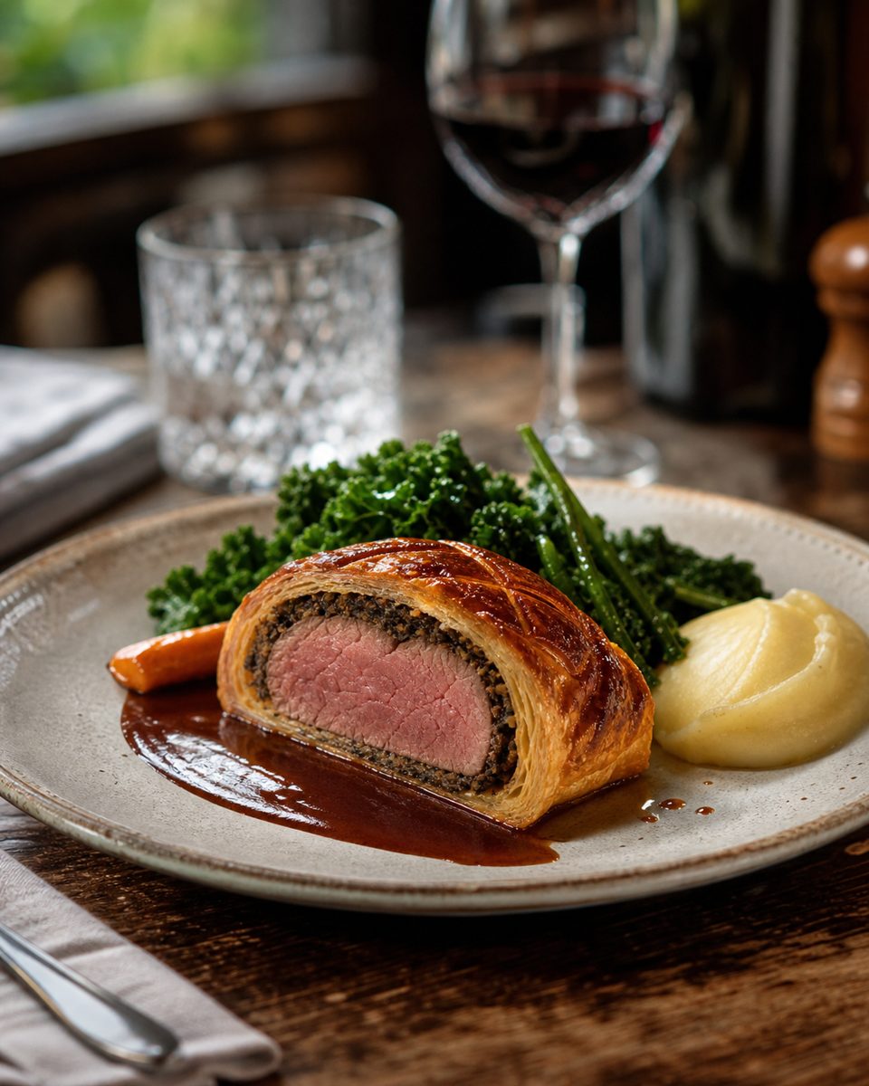 Concept French bistro classic main course